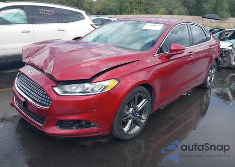 2016 Ford Fusion Titanium z USA, uszkodzony, nr VIN 3FA6P0K9XGR115643